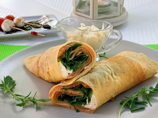 crepes de salmon